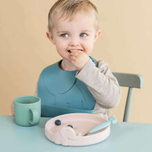 Done by Deer Silicone Bib Blue
