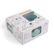 Done by Deer Peekaboo dinner set Deer friends Blue