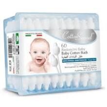 Cotton Sound Ears  Art.93898 Cotton swabs with a limiter, 60 pcs.