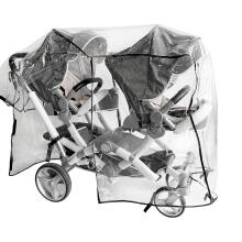 Universal Rain Cover for Twins Art.94532 Lietusplēve dvīnu ratiņiem