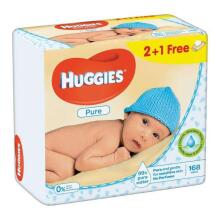 Huggies Pure Art.041550091 mitrās salvetes (56gbx3)