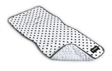 La bebe™ Minky+Cotton Stroller Mat Set Art.95227 Random Minky color