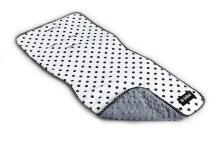La bebe™ Minky+Cotton Stroller Mat Set Art.95227 Random Minky color