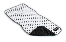 La bebe™ Minky+Cotton Stroller Mat Set Art.95227 Random Minky color