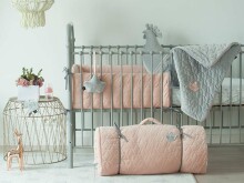 „La Millou Velvet Collection“ lovos buferio milteliai, rožinis, 95340 „Premium Bed Edge“ (60x120 cm)