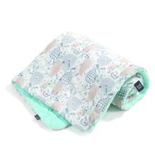 La Millou Velvet Collection Captain Toddler Blanket  Powder Pink Art.95378