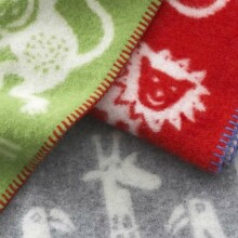 Švedijos „Klippan“ „Eco Wool“ dizainas. 2415.03 Vaikų segano natūrali ekologiška vilna, 90x130cm
