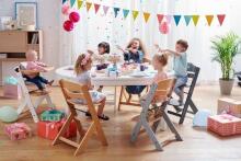 KinderKraft Enock Art.KKKENOCNAT0000  Koka barošanas krēsls