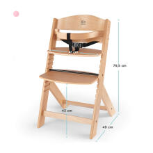 KinderKraft Enock Art.KKKENOCNAT0000  Koka barošanas krēsls