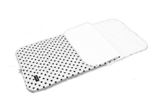 La bebe™ Minky+Cotton Sleeping bag Art.96510 White Sleeping bag for a stroller