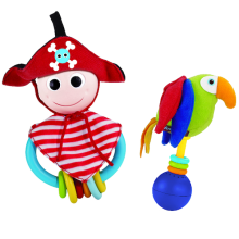 Yookidoo Pirate & Pal Play Set Art.40118 Набор развивающих погремушек Весёлый пират