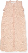 Jollein With Removable Sleeves Art.016-542-65344 Snake Pale Pink - kokvilnas guļammaisiņš ar rokām 110cm