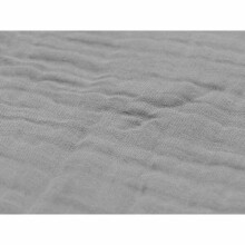 Jollein Cradle Wrinkled Cotton Art.523-511-66009 Storm Grey - Детское одеяло 75x100см