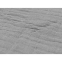 Jollein Cradle Wrinkled Cotton Art.523-511-66009 Storm Grey 75x100cm