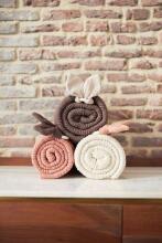 Jollein Cot Spring Knit Art.517-522-66037 Rosewood/Coral Fleece
