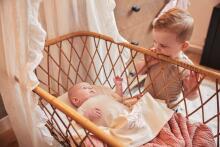 Jollein Cradle Spring Knit Art.516-511-66037 Rosewood
