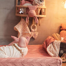 Jollein Teething Siliconen Bunny Art.101-007-66049 Rosewood
