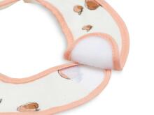 Jollein Terry Bib Waterproof Peach Art.029-566-66030