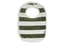 Jollein Bib Stripe Terry GOTS Art.029-566-67001 Leaf Green