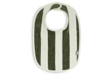 Jollein Bib Stripe Terry GOTS Art.029-566-67001 Leaf Green