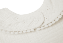 Jollein Bib Rond Embroidery Ivory Art.029-537-66069