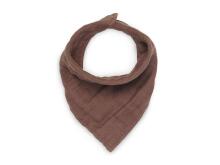 Jollein Bandana Bib Wrinkled Cotton Art.029-868-66043 Chestnut