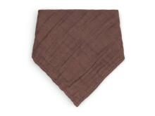Jollein Bandana Bib Wrinkled Cotton Art.029-868-66043 Chestnut