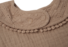 Jollein Bib Rond Embroidery Biscuit Art.029-537-66068