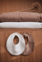 Jollein Bib Rond Embroidery Biscuit Art.029-537-66068