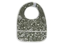 Jollein Bib Waterproof Art.029-864-65120 Botanical Leaf Green