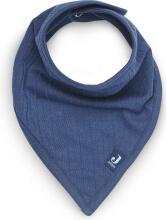 Jollein Bandana Bib Art.029-867-66040 Basic Stripe Jeans Blue
