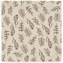 Jollein Muslin Mouth Cloth Meadow Chestnut Art.537-848-66027- Высококачественная муслиновая салфетка для лица, 3 шт. (31х31 см)