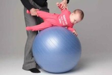 Frogeez™ Gymnastic Fitball Art.L20076 Pink Гимнастический фитбол-мяч , для занятий аэробикой, финтесом, Боботом.. 75cм