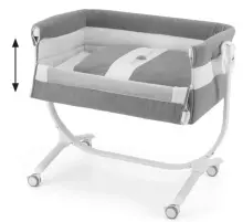 Сam Culla Cullami Art.925-T169 Grigio crib-cradle for comfortable co-sleeping 2 in 1