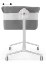 Сam Culla Cullami Art.925-T169 Grigio crib-cradle for comfortable co-sleeping 2 in 1