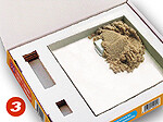LICOFUN 20011e Natūralus smėlis be rėmo delnams Baby Art Analog