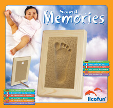 „Licofun Sand Memories 21210e“ natūralus smėlis su rėmeliu (kojoms)