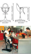 Bloom Fresco Chrome Seat Pad Art.BBE10516CWL