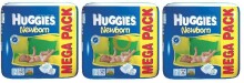„Huggies Newborn GIGA PACK“ 2 dydis