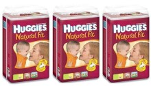 „Huggies Natural Fit GIGA PACK“ 3 dydis