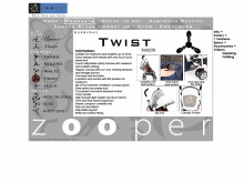 „Zooper Twist Plum 2010“ Aukšto manevringumo sportinis vežimėlis įvairiomis kelio dangomis!