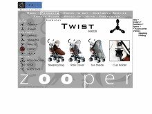 „Zooper Twist Plum 2010“ Aukšto manevringumo sportinis vežimėlis įvairiomis kelio dangomis!