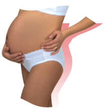 Tonus Elast Donna Art.0111-01  Medicīniskās elastīgās pirmsdzemdību biksītes ar pazeminātu jostas vietu (baltas)