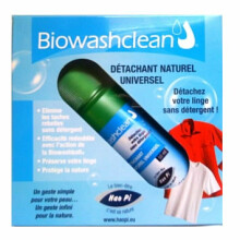 „Biowashclean“ 100% natūralus ir perdirbamas universalus dėmių valiklis