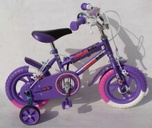 Vaikų dviratis BMX Kimy 12 '' 2010 paprastas dviratis su papildomais ratais