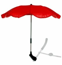 „4Baby Sun“ skėtis „Art.8151“, rudas universalus vežimėlio skėtis nuo saulės / skėtis vežimėliui.