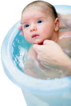 TUMMY TUB Klasikinė balta vonia kūdikiams