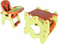ARTI PIESEK Стульчик для кормления + столик (оранжевый)