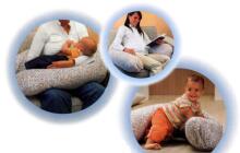 La Bebe™ Rich Cotton Nursing Maternity Pillow Art.12601 Olive