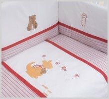 NINO-ESPANA набор детского постельного белья Canguro Red